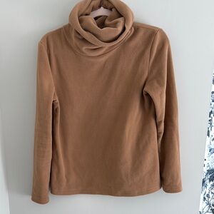 Dudley Stephens Tan Cowl Neck Sweater